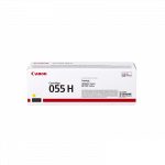Canon 055H Y Yellow/Geltona lazerinio spausdintuvo tonerio kasetė, didelės talpos, 5900 psl.