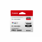 Canon PFI-1000MBK Matte Black/Matinė juoda plačiaformačio spausdintuvo ra&scaron;alo kasetė, 80 ml