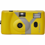 YASHICA MF-1 Daugkartinio naudojimo fotoaparatas, geltonas