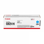 Canon 069H C Cyan/Mėlyna lazerinio spausdintuvo tonerio kasetė, didelės talpos, 5500 psl.