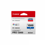 Canon PFI-1000B Blue/Mėlyna plačiaformačio spausdintuvo ra&scaron;alo kasetė, 80 ml