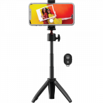 Digipower Mini trikojis su nuotolinio valdymo pulteliu Mini 3 Extendable Tripod