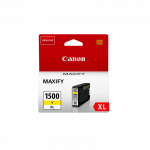 Canon PGI-1500Y XL Yellow/Geltona ra&scaron;alinio spausdintuvo ra&scaron;alo kasetė, didelės talpos, 12 ml