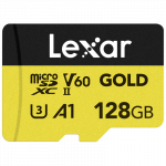 Lexar Atminties kortelė microSDXC GOLD UHS-II/C10/A1/U3 R280/W100 (V60), 128GB