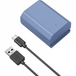 SmallRig Fotoaparato baterija NP-FZ100, USB-C, mėlyna