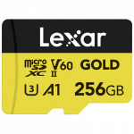 Lexar Atminties kortelė microSDXC GOLD UHS-II/C10/A1/U3 R280/W100 (60), 256GB