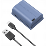 SmallRig Fotoaparato baterija LP-E6NH, USB-C, mėlyna