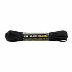 M-Tac Paracord 550 Mil-Spec Black Parakordas/Nailoninė virvė 30m