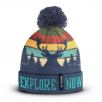 Pentagon Sanctuary "DEAR" Knit Beanie &Scaron;ilta, žieminė, megzta laisvalaikio kepurė su Elniu