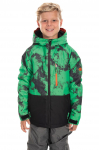 686 Youth Jinx Insulated Hex Green Dazed Colorblock 10K/10K/-18C