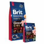 Brit Premium by Nature Adult L sausas maistas &scaron;unims, 3 kg