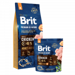 Brit Premium by Nature Adult M sausas maistas &scaron;unims, 15 kg