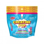 Creatine Pop Kreatino monohidratas su spragsinčiais saldainių gabalėliais Fizzy Bubble Gum