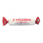 Vitaminas C tabletės, bra&scaron;kių skonio, N10