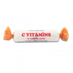 Vitaminas C tabletės, apelsinų skonio, N10