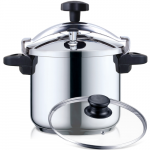 Haeger PC-10S.021A &bdquo;Pressure Cooker Plus 2in1&ldquo; nerūdijančio plieno greitpuodis, 10 l