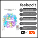 I&scaron;manioji girlianda su valdikliu Feelspot FS-RSL02W 10m Wi-fi, Tuya