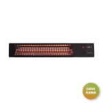 Halogeninis infraraudonųjų spindulių lauko &scaron;ildytuvas Sunred Dark Smart WiFi (prekė su trūkumais)