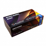 Nitrilinės vienkartinės pir&scaron;tinės, juodos - M