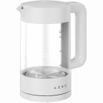 Electric Kettle, white, 220-240V, 1850-2200W, 1.7L, Keep warm 30 min, 40,60,80,90,100, console in Handle
