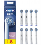 Oral-B | Replaceable toothbrush heads | EB60X-8 Sensitive Clean Pro | Heads | For adults | Number of brush heads included 8 | Wh