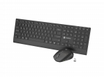 Natec Keyboard and Mouse | Stringray 2 | Keyboard and Mouse Set | Wireless | US | Black