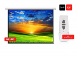 Maclean MC-561 electric projection screen 135 "300x168cm 16: 9 with wall control and remote control