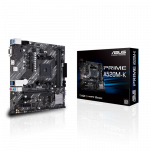 Asus | PRIME A520M-K | Processor family AMD | Processor socket AM4 | DDR4 | Memory slots 2 | Supported hard disk drive interface