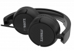 HC110 ausinės STREETZ, sulankstomos, su garso reguliavimu, USB-C, juodos / HC110-BLK / 6612121