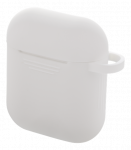 DELTACO AirPods silikono dėklas, baltas / MCASE-AIRPS002
