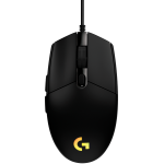 LOGITECH G102 LIGHTSYNC Corded Gaming Mouse - BLACK - USB - EER