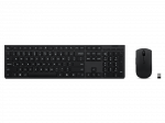 Lenovo Professional Wireless Rechargeable Combo Keyboard and Mouse | Keyboard and Mouse Set | Wireless | Mouse included | Nordic