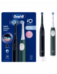 Oral-B Electric Toothbrush, Duo pack | iO2 Series | Rechargeable | For adults | Number of brush heads included 2 | Number of tee