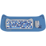 CANYON HSET-W6 EN Keyboard+Mouse Kitty Edition AAA+АА Wireless Blue