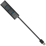 AXAGON HUE-S2B 4x USB3.0 Charging Hub, MicroUSB Charging Connector