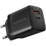 AXAGON ACU-PQ30 Sil sieninis kroviklis 30W, USB-A, USB-C, PD3.0, PPS, QC4+, juodas