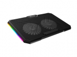 FURY GUNBAI G3 Laptop Cooling Pad 14.1 17.3" with 2 Fans, RGB Lighting, 2 USB