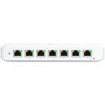Ubiquiti USW-Ultra-210W-EU compact, Layer 2, 8-port GbE PoE switch with versatile mounting options, 7x GbE PoE+ output ports, Gb