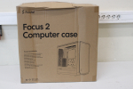 SALE OUT. Fractal Design Focus 2 RGB Black TG Clear Tint | SALE OUT. Fractal Design | Focus 2 | Side window | RGB Black TG Clear