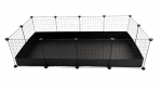 C&C Modular cage 4x2 145 x 75 cm black