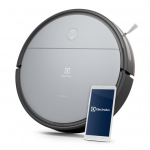 Naujos kartos i&scaron;manusis dulkių siurblys-robotas Electrolux ER61UD1UG pilkas