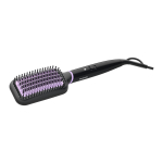 Philips Heated Straigthening Brush BHH880/00,ceramic coating,heated and nylon bristle design for best results,thermo sensor for