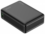 I&scaron;orinė baterija DELTACO, 20 000 mAh, PD 65 W pakrauna ne&scaron;iojamus kompiuterius ir kt, juoda / PB-C1012 / 1903849