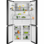 Electrolux ELT9VE52M0 900 serijos &scaron;aldytuvas su &scaron;aldikliu, 522l, NoFrost, E klasė, juodas stiklas
