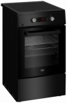 Beko FSM59305BDT indukcinė viryklė, elektrinė orkaitė, 50cm, 8 funkcijos, juoda