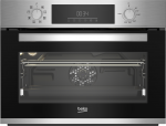 Beko BBCM12300X kompaktinė įmontuojama orkaitė, 48l, 8 funkcijos, inox