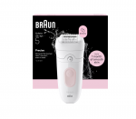 Braun Epilator | Silk-&eacute;pil 5 SE5-000 | Operating time (max) 40 min | Number of power levels 2 | Wet & Dry | White/Pink