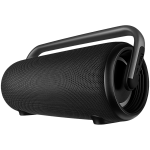 Portable speaker SVEN PS-395, black, power output 80W (RMS), TWS, Bluetooth, RGB backlight, Waterproof (IPx5), USB, Battery life