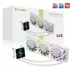 Gamemax CPU Liquid Cooler | HAILSTORM 360 LCD WH | White