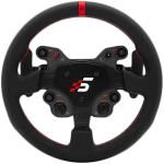SIMAGIC GT1 Round Steering Wheel, Shifter Paddles, Leather, QR70 Included. S209